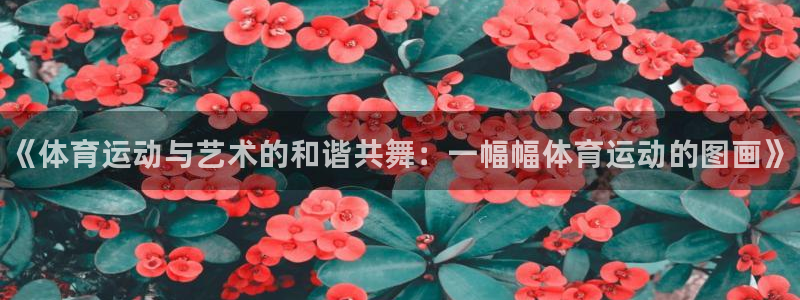 MK体育官方正版app娱乐平台：《体育运动与艺术的和